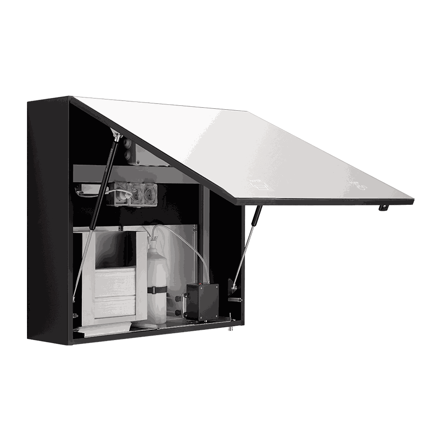 Behind-the-Mirror Cabinet 2 Modules (Soap + Paper) BTM13