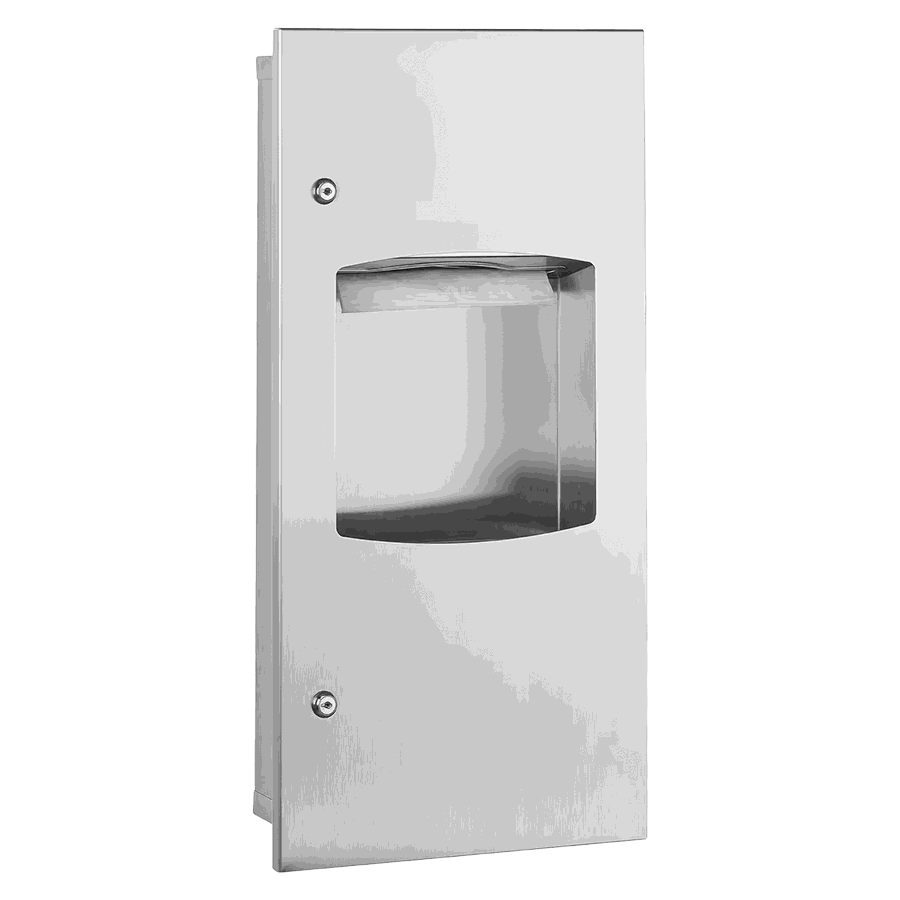 Recessed 2-in-1 Cabinet DTE0030CS (Towels + 7.6 L Bin)
