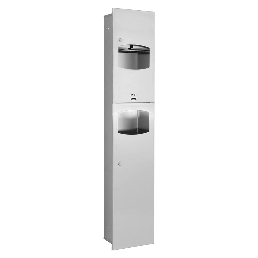 Recessed 3-in-1 Cabinet DTES0060CS (Towels + Optima Dryer + Bin)
