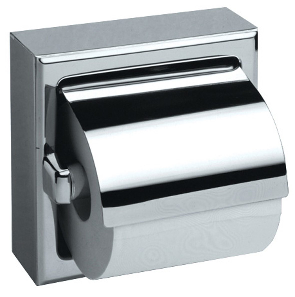 Medisteel Toilet roll holder with cover AI0310