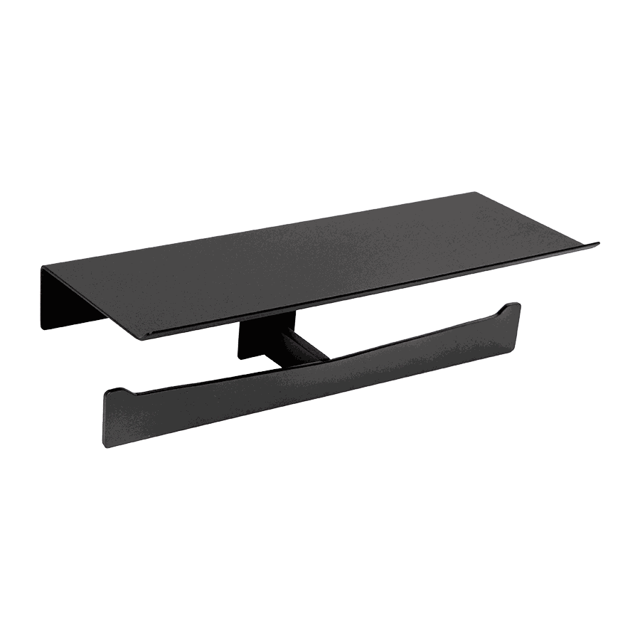 Aurea Double toilet roll holder with shelf AI2004