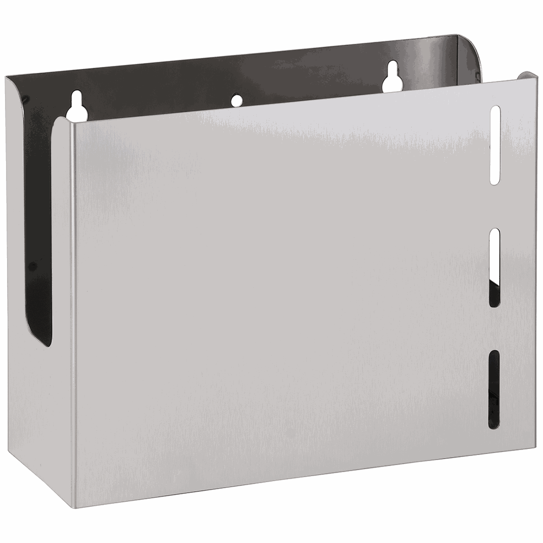 Stainless Paper towel dispenser open