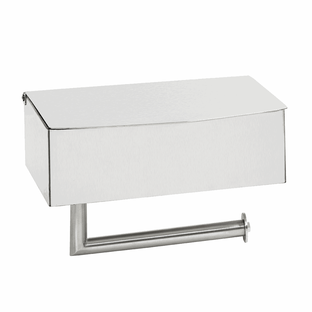Stainless Toilet paper holder, with box