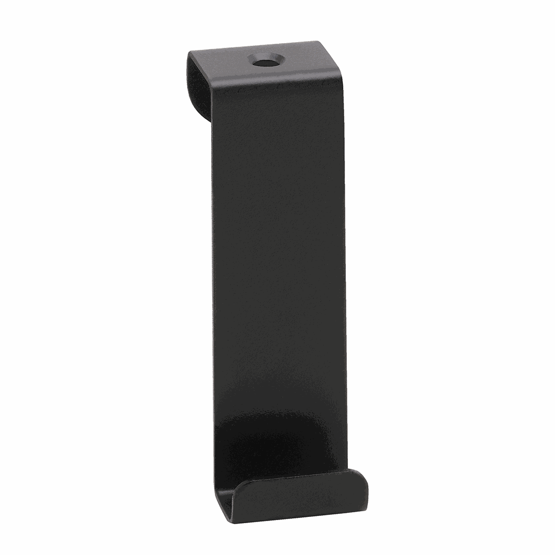 Dark Single robe hook, for door