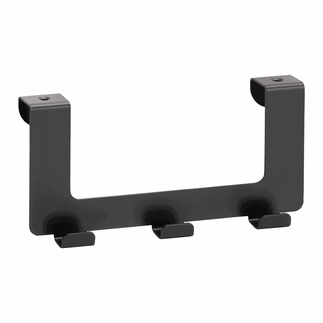 Dark Hanger, for door, with 3 hooks