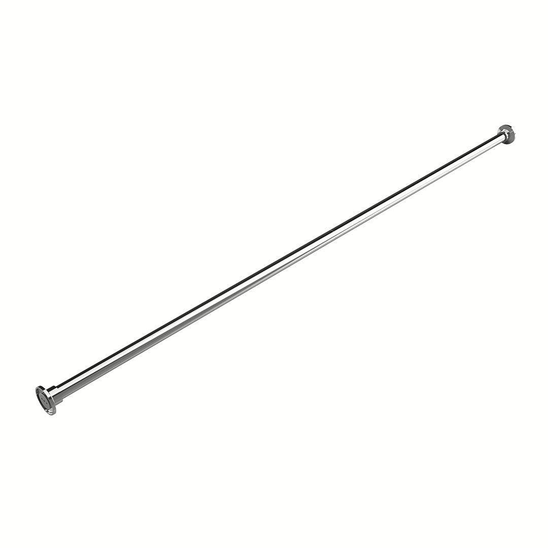 Shower curtain rod, 1500 mm, folding