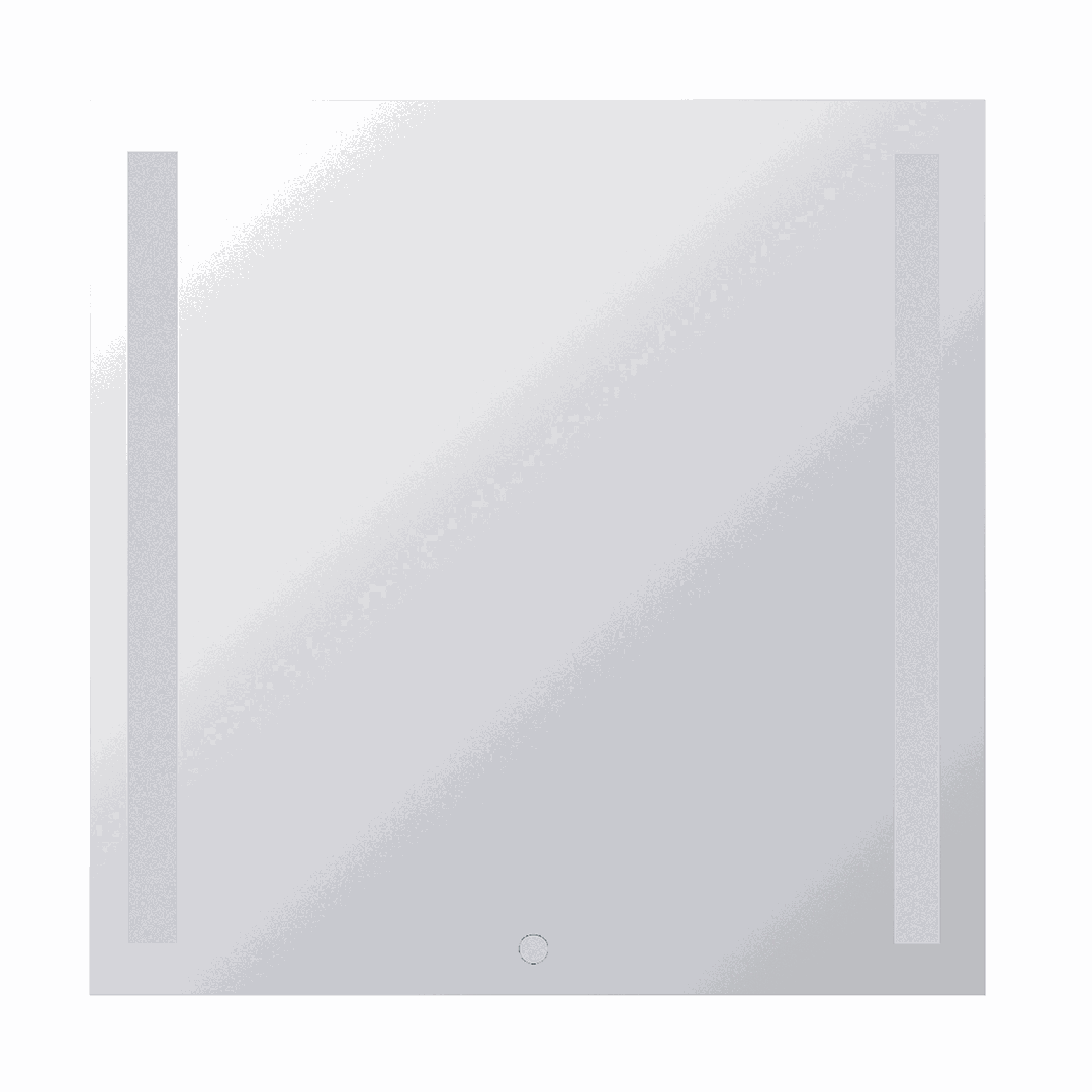 Mirrors Mirror with LED side lighting, 800 x 800 mm, touch sensor