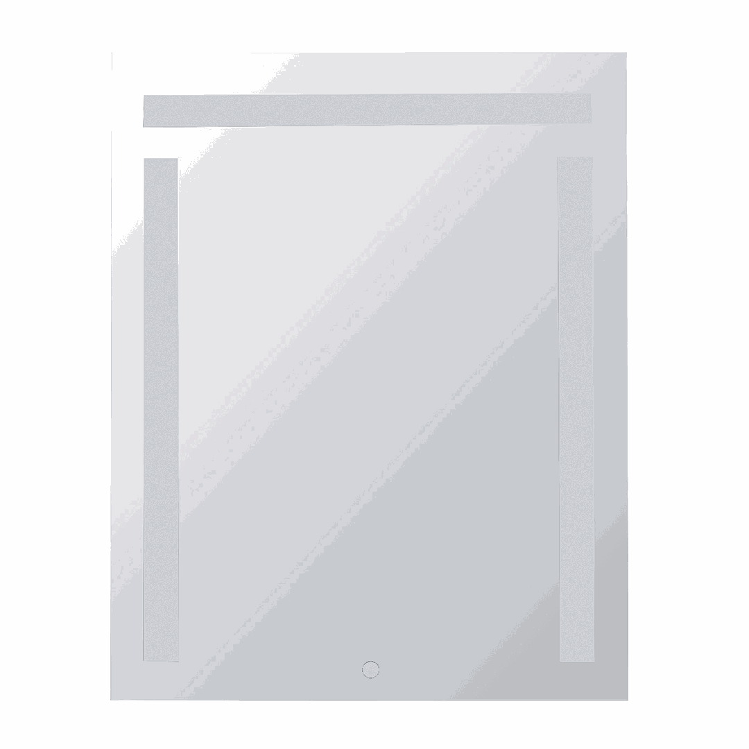 Mirrors Mirror with LED side and top lighting, 600 x 800 mm, touch sensor
