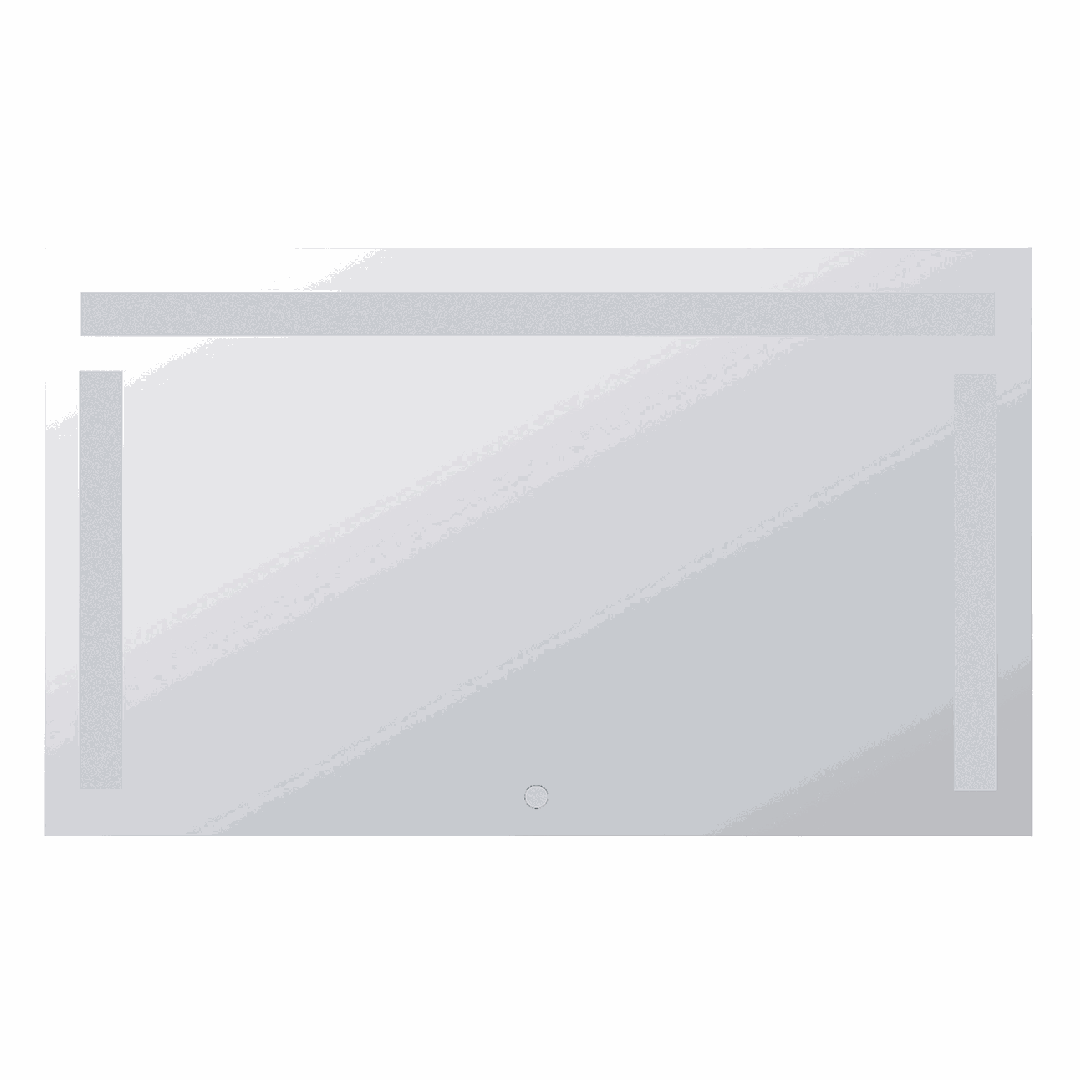 Mirrors Mirror with LED side and top lighting, 1000 x 600 mm, touch sensor