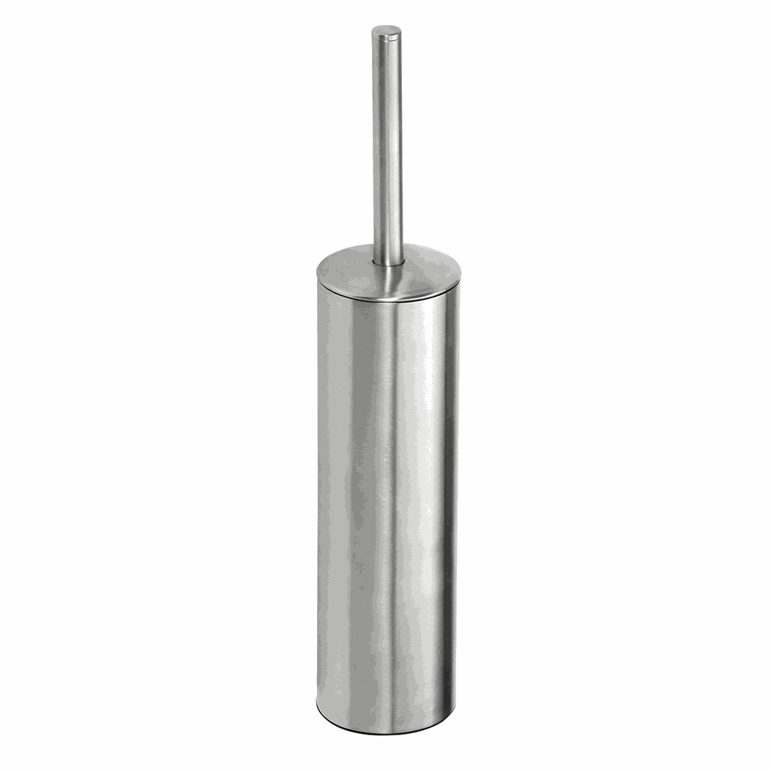 Neo Toilet brush holder, free standing/wall mounted, stainless steel, plastic