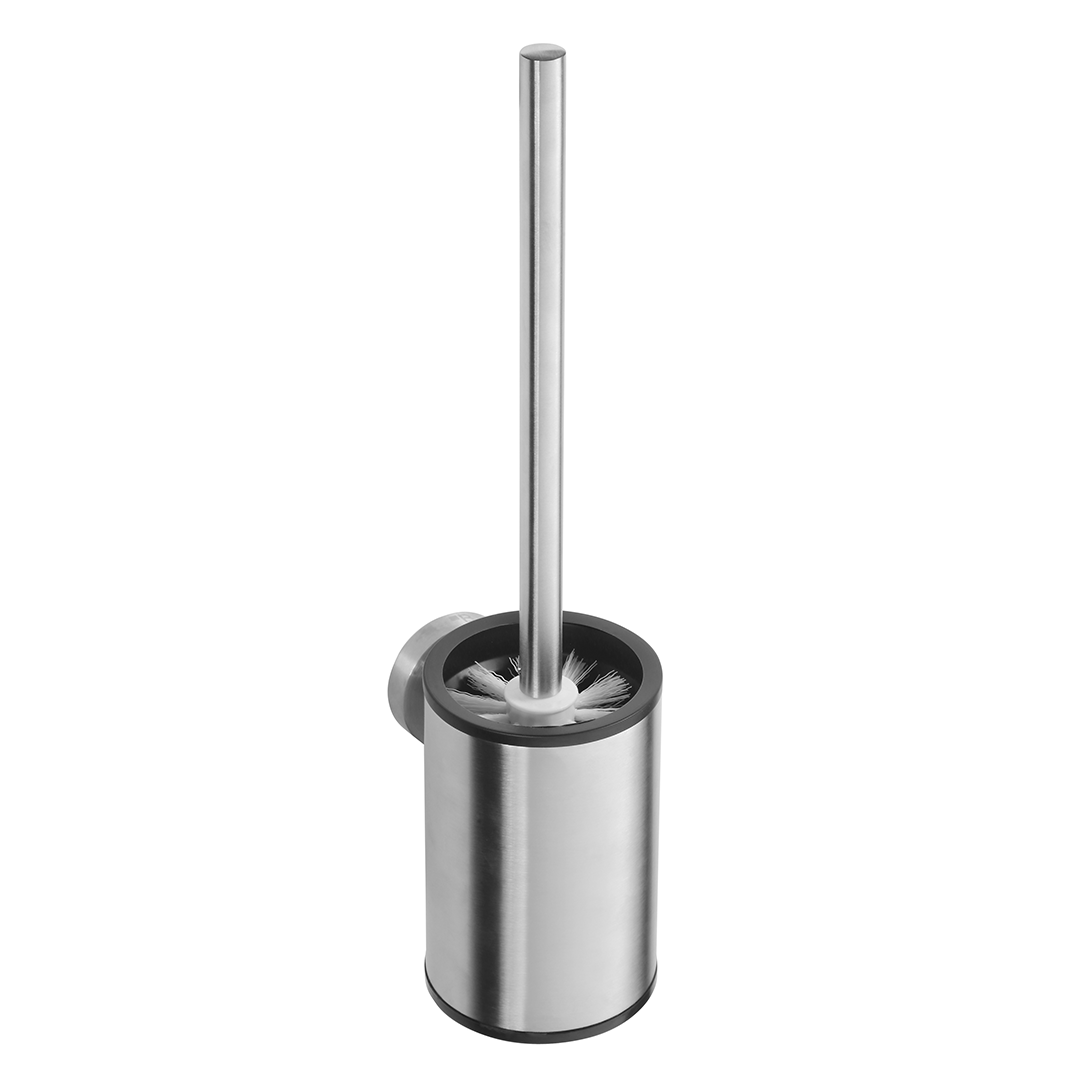 Neo Wall mounted toilet brush holder, stainless steel, plastic