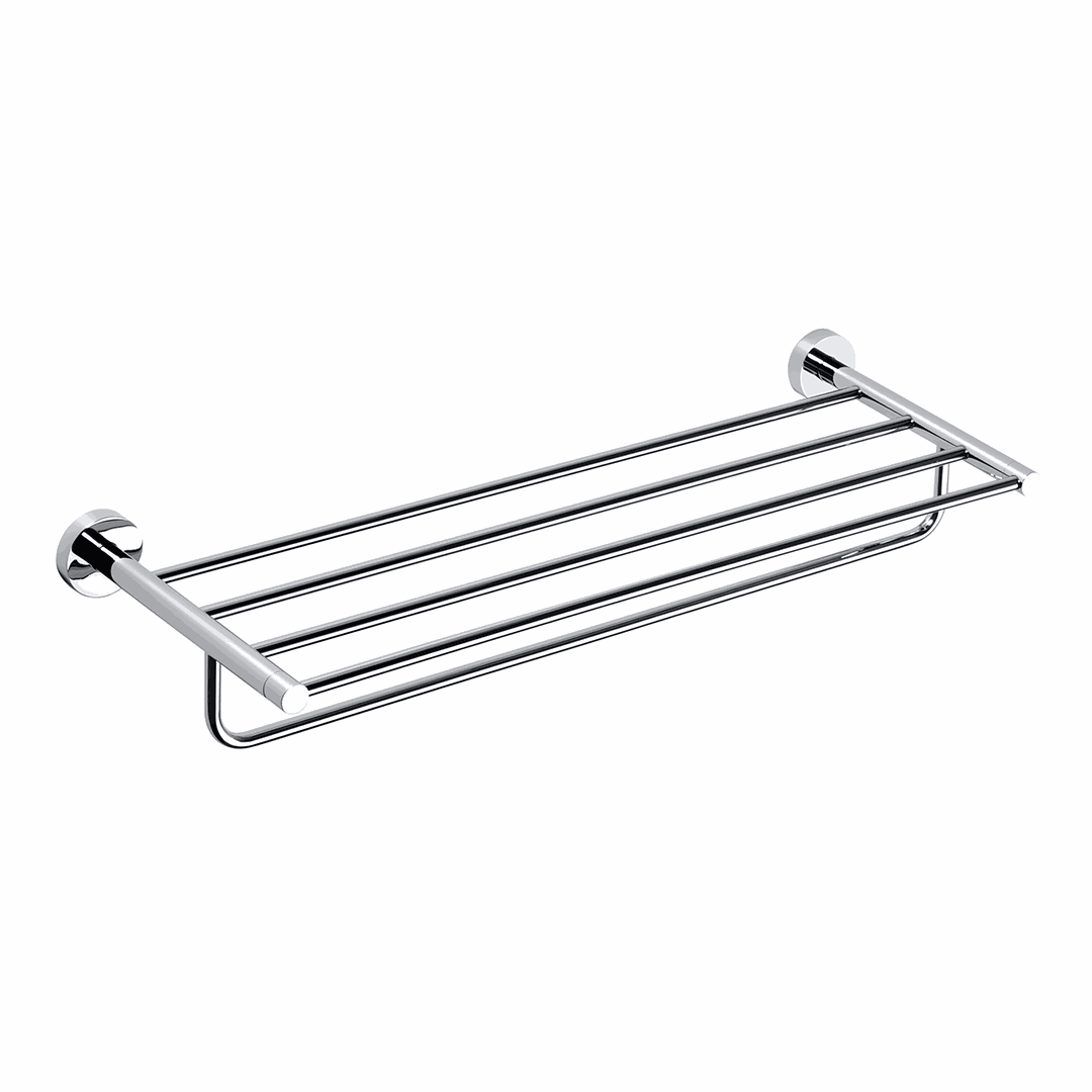 Omega Towel holder, 600 mm, with rail