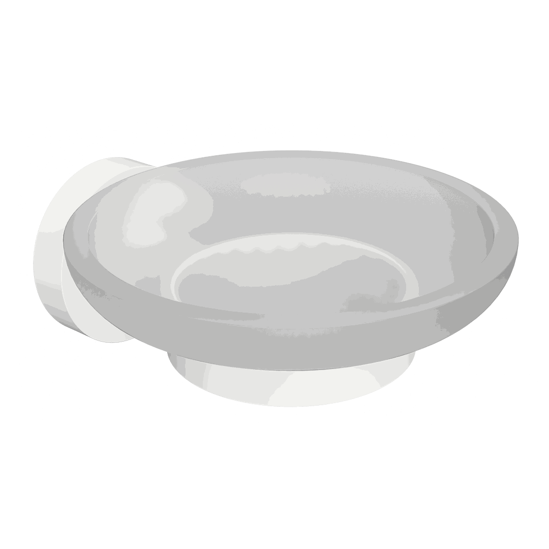 White Soap dish