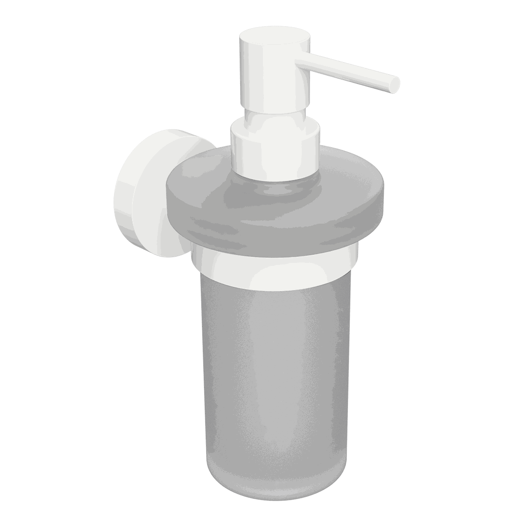 White Soap dispenser, 230 ml