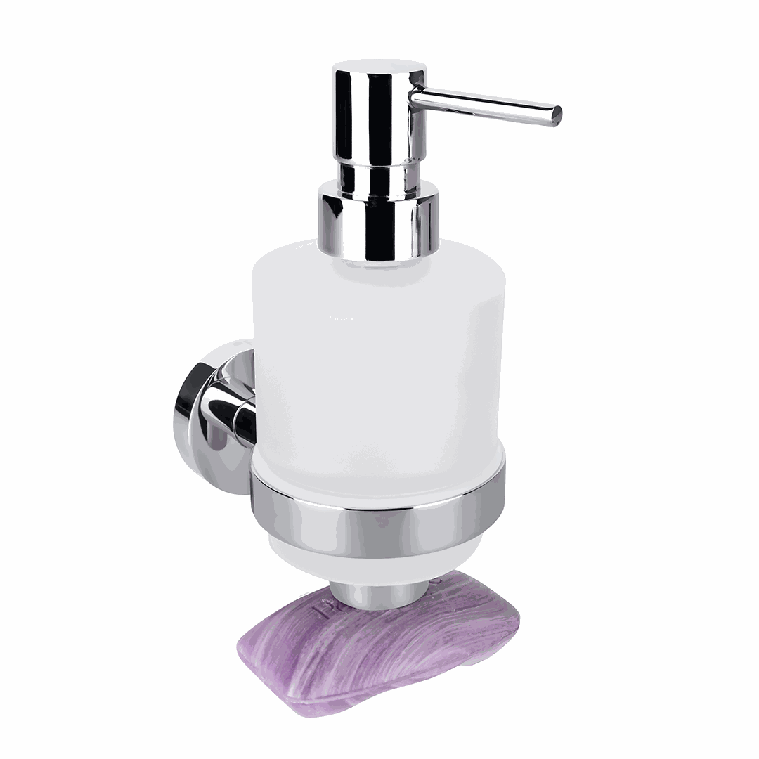 Omega Soap dispenser, 200 ml, with magnetic soap dish