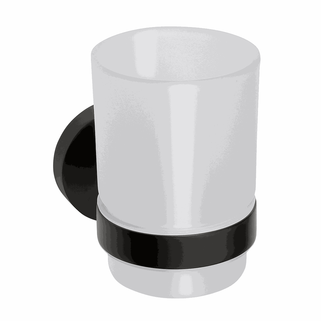 Dark Toothbrush holder, glass