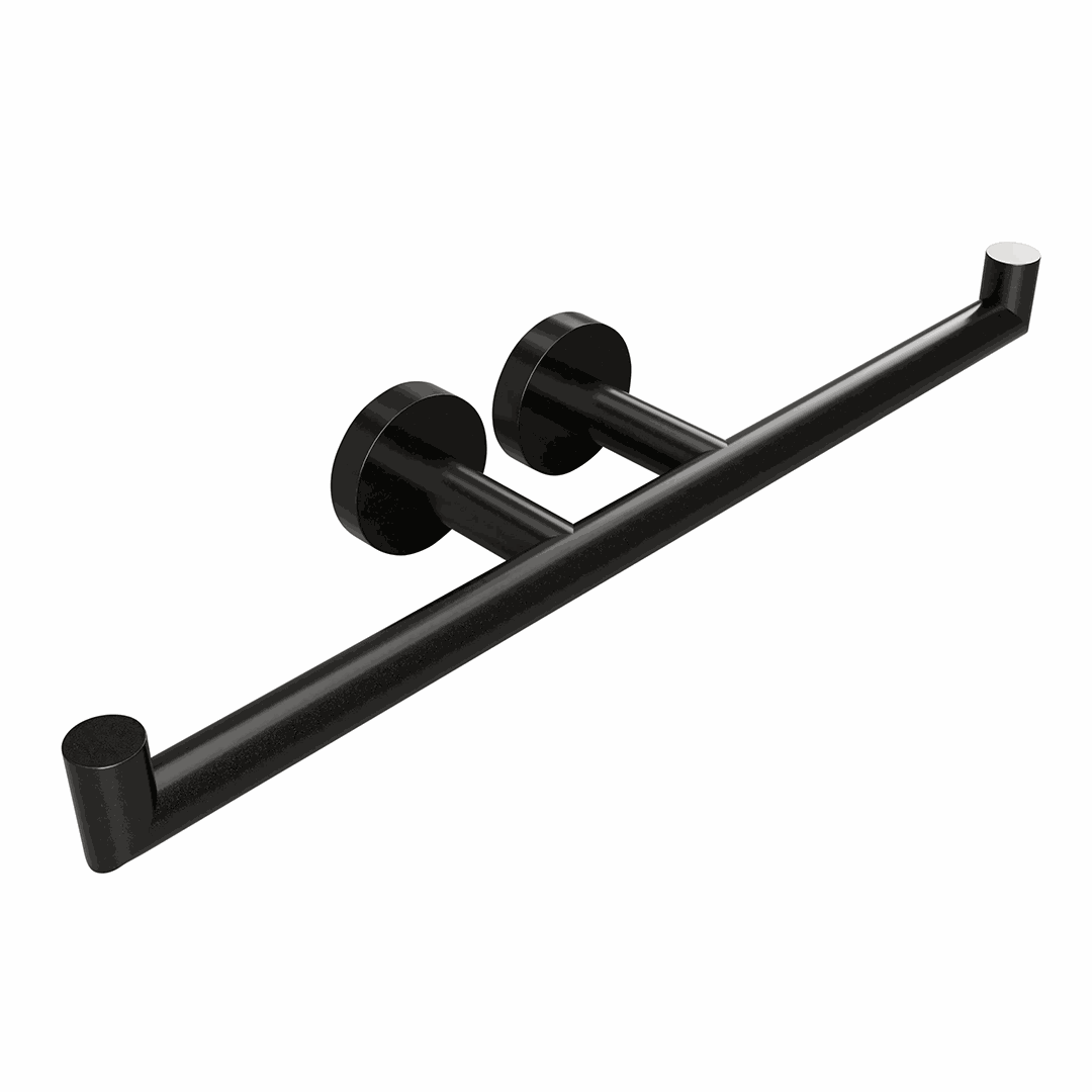 Dark Toilet paper holder, double