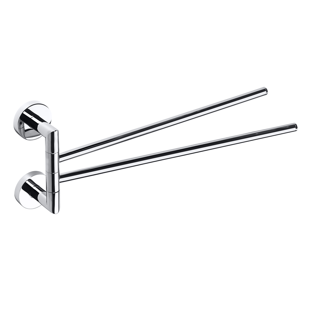 Omega Towel holder, 450 mm, double, swivel