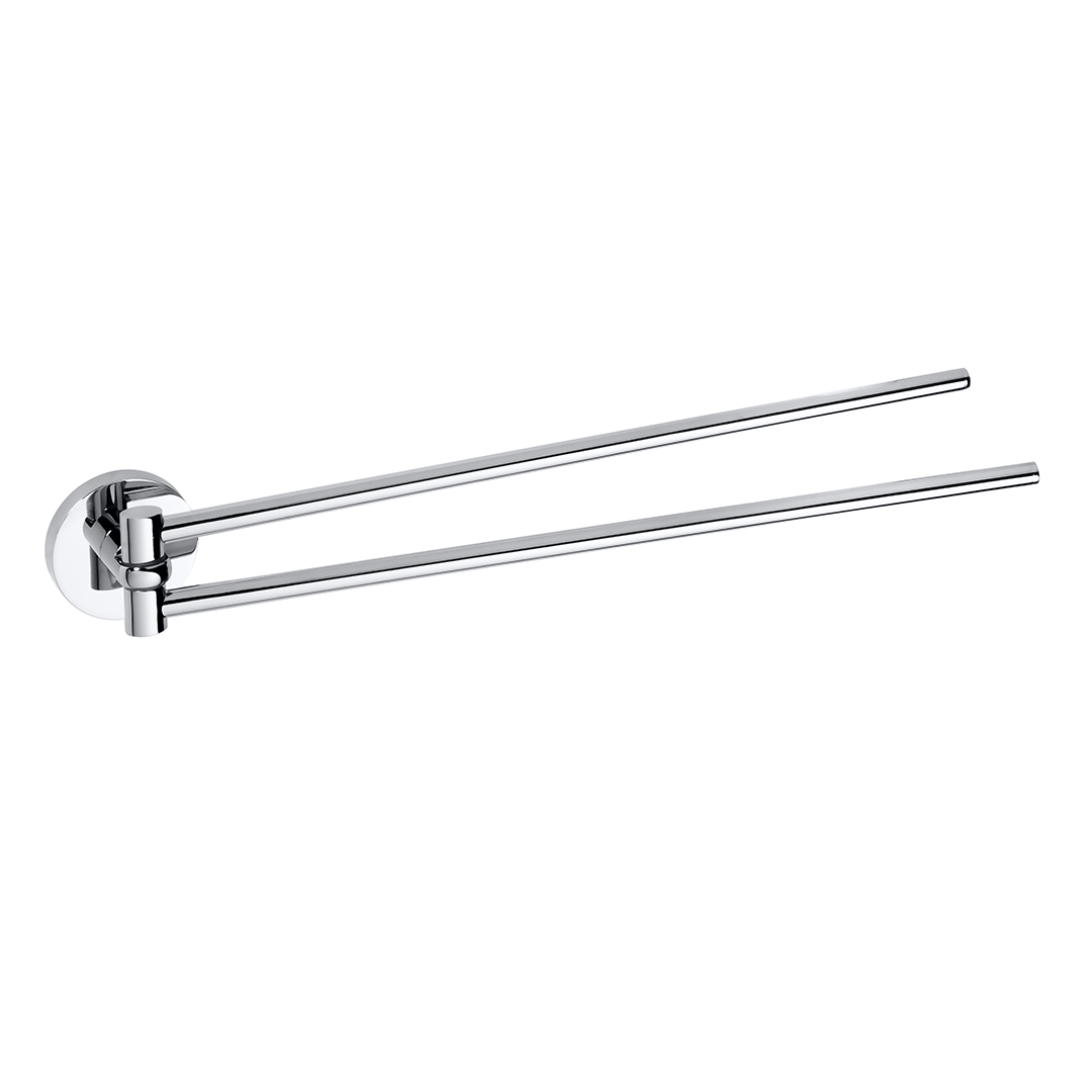Omega Towel holder, 420 mm, double, swivel