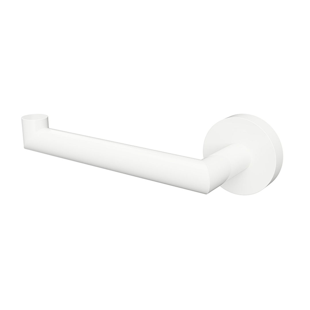White Toilet paper holder, left
