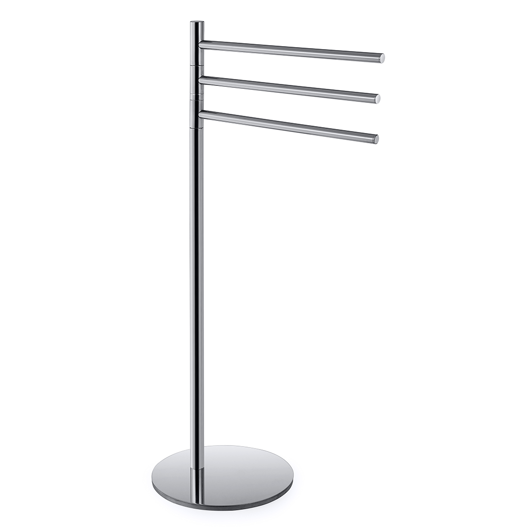 Omega Stand, with towel holder, triple, swivel
