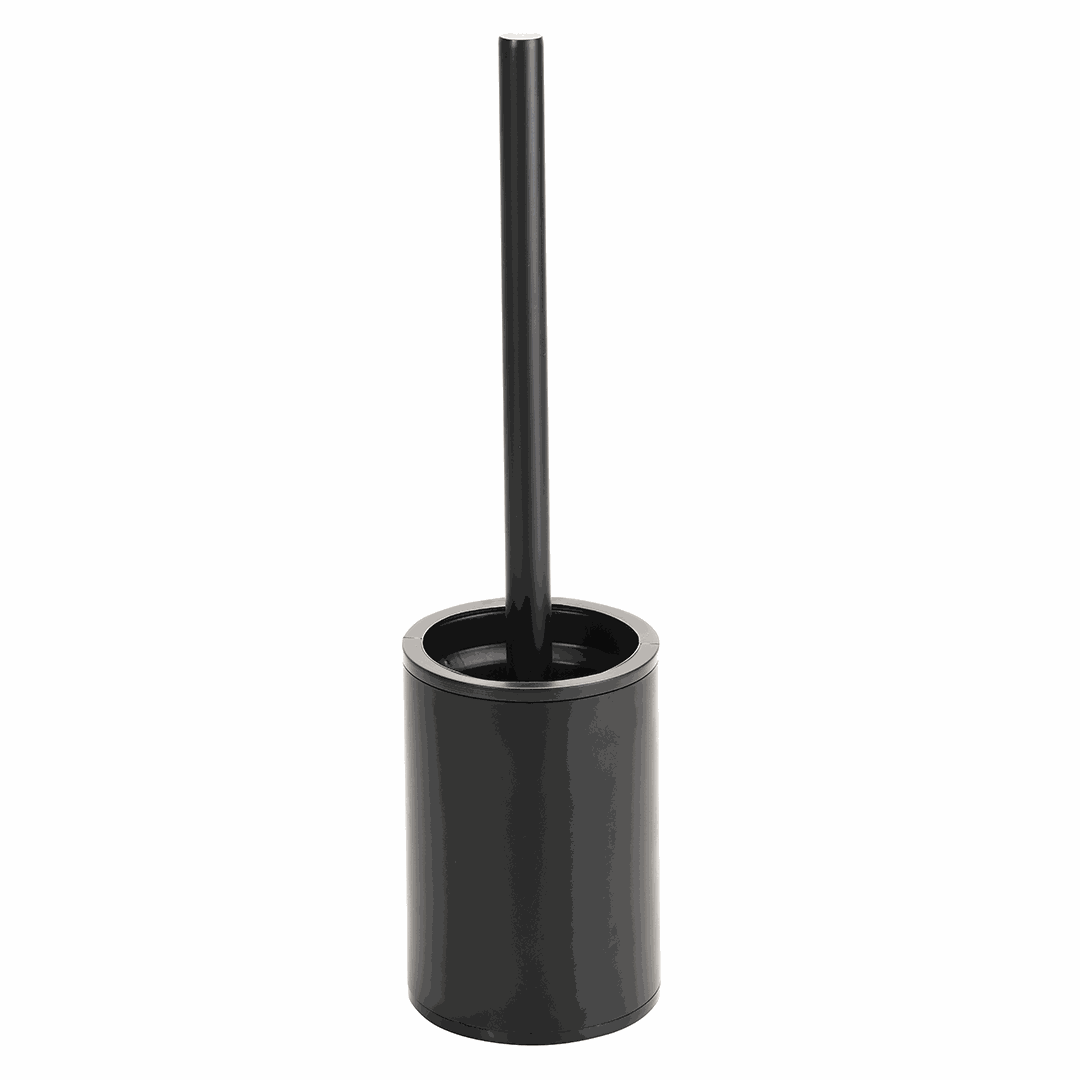 Dark Wall mounted toilet brush holder