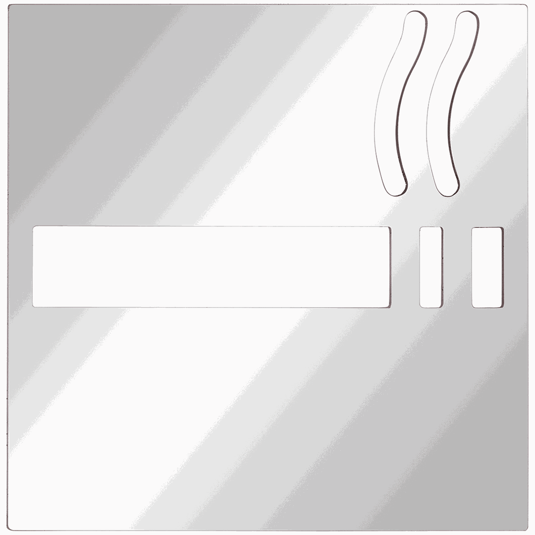 Hotel Pictogram - Smoking allowed, square