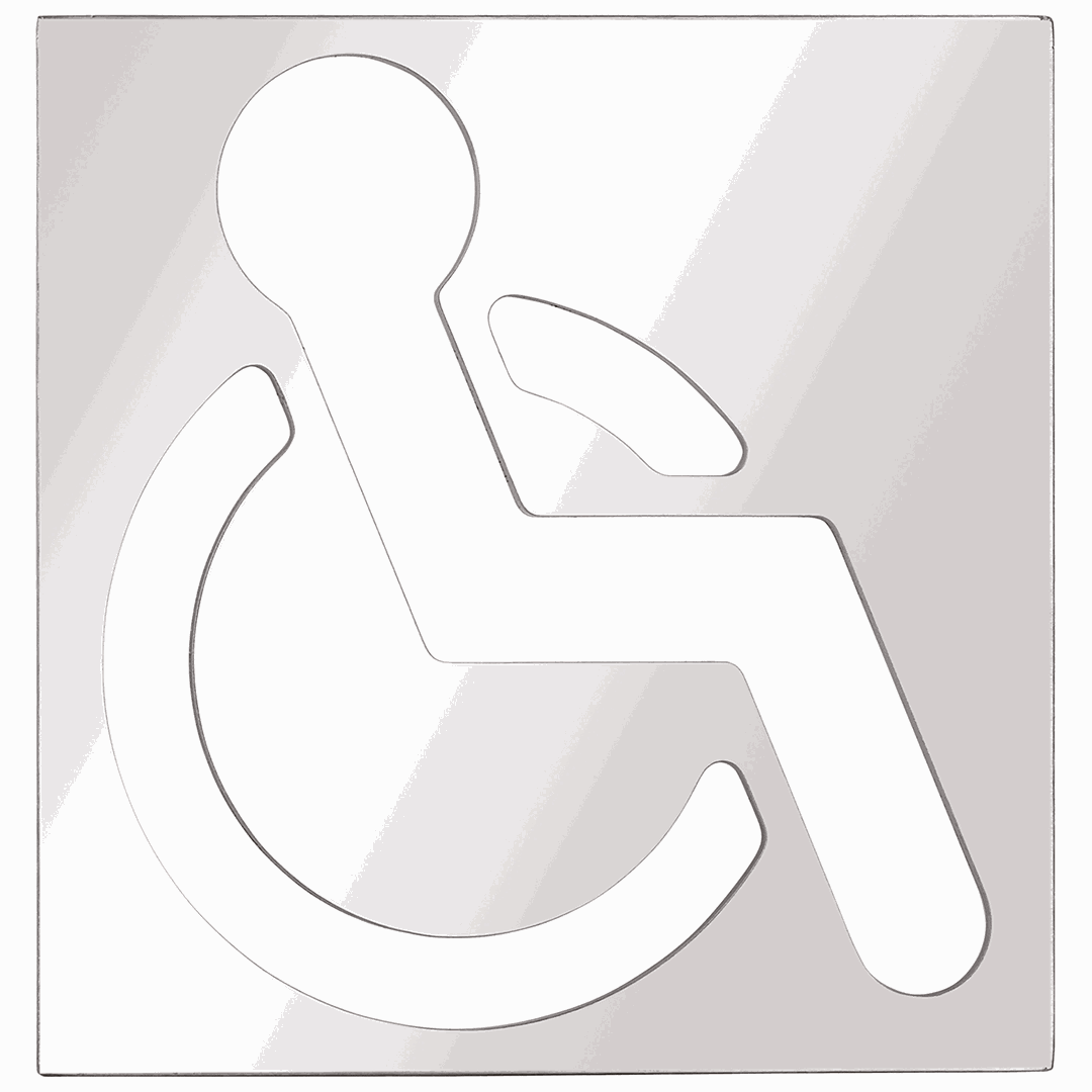 Hotel Pictogram - Disabled, square