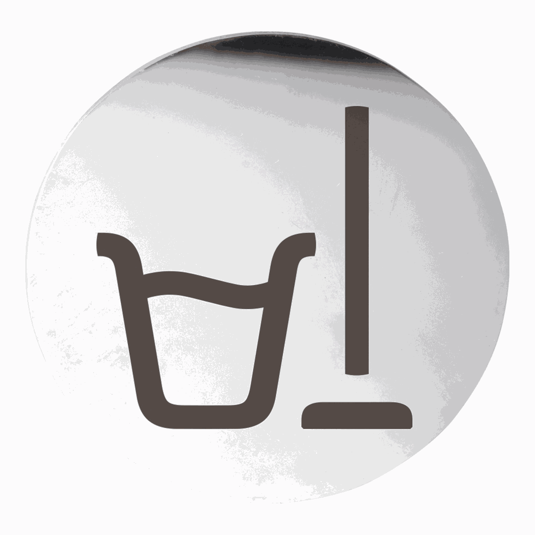 Hotel Pictogram - Cleaning room, circle