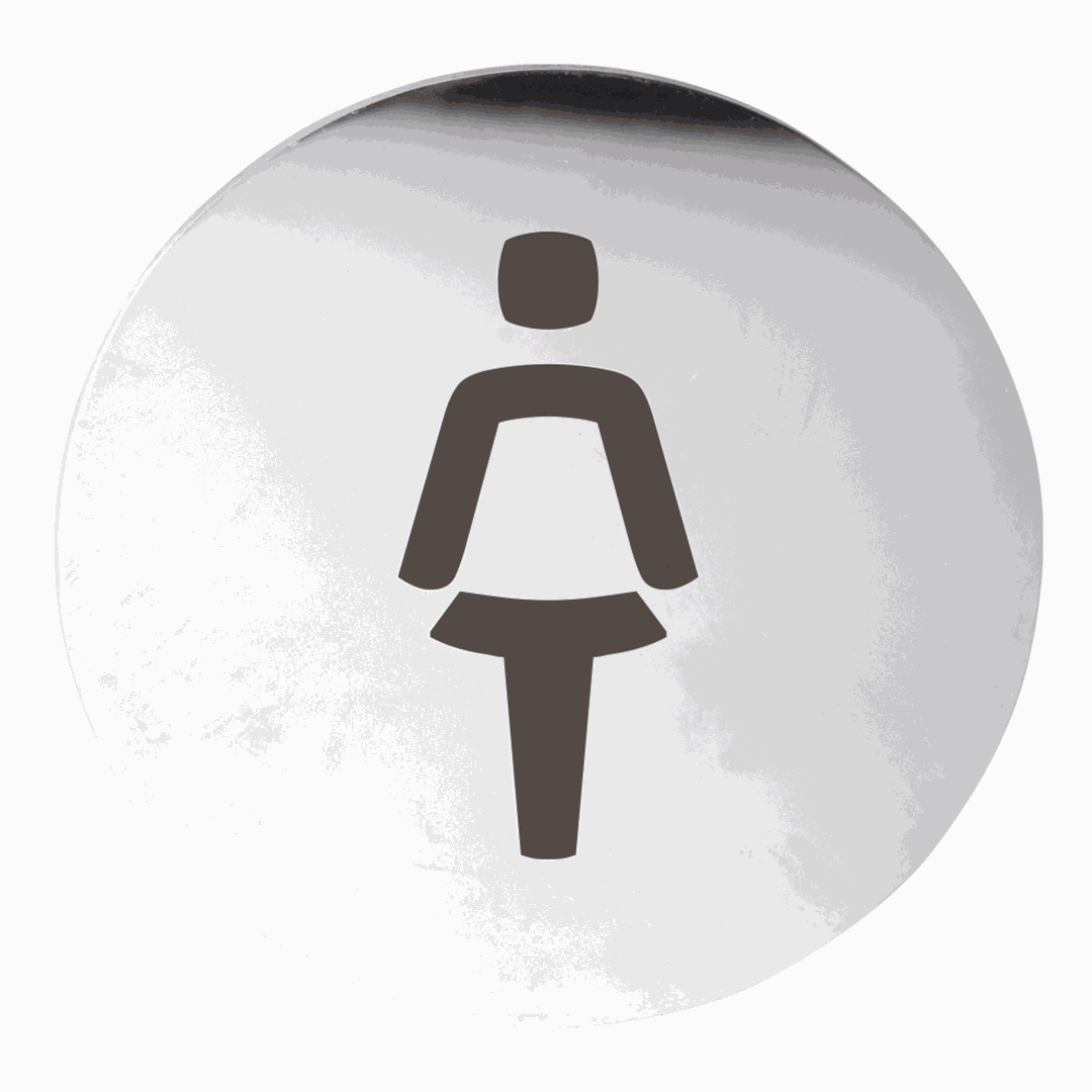 Hotel Pictogram - Women, circle