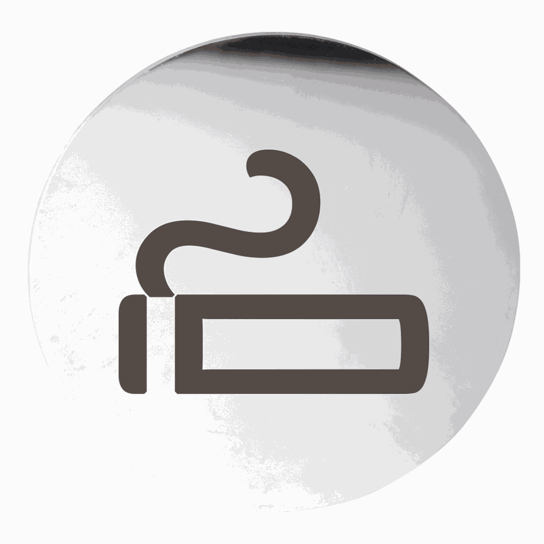 Hotel Pictogram - Smoking allowed, circle