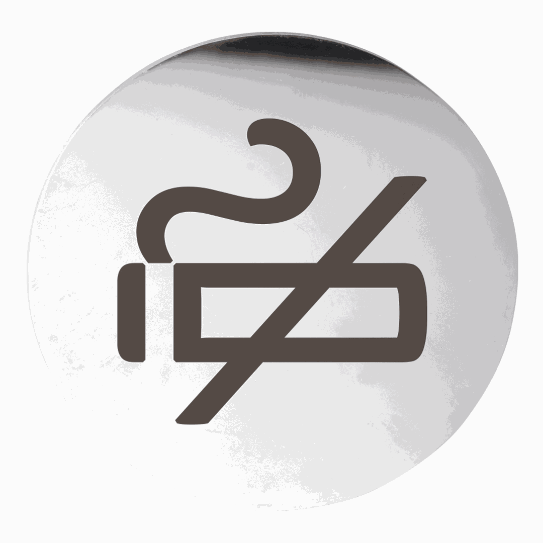 Hotel Pictogram - No smoking, circle