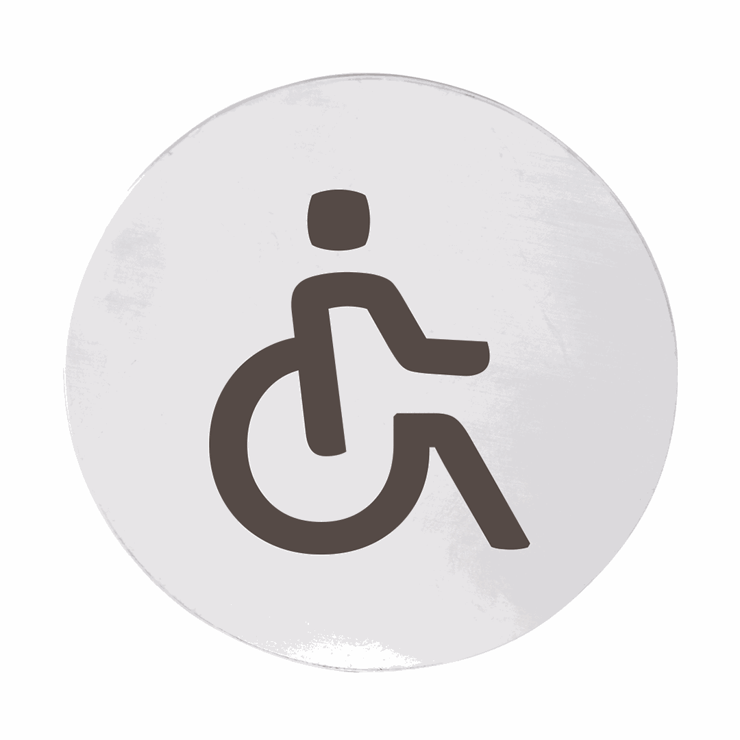Hotel Pictogram - Disabled, circle