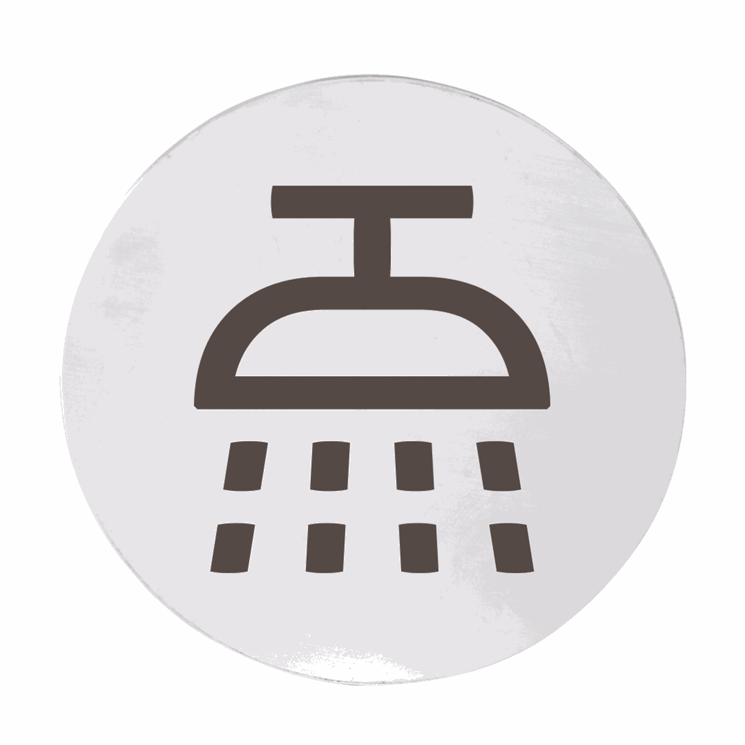 Hotel Pictogram - Shower, circle