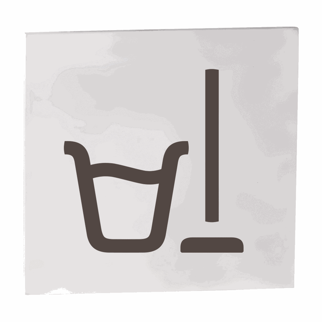 Hotel Pictogram - Cleaning room, square