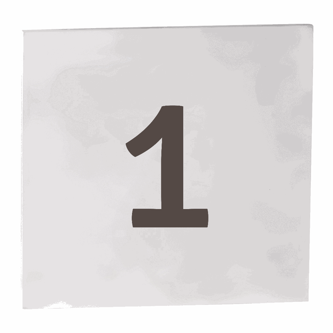 Hotel Pictogram - Number, square
