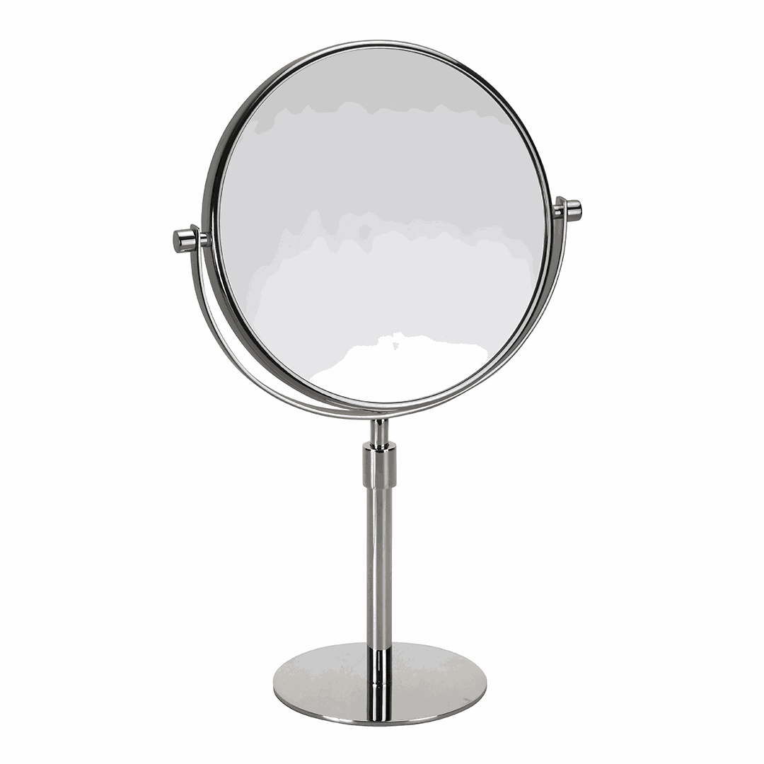 Cosmetic Cosmetic mirror, ø 200 mm, telescopic, free standing