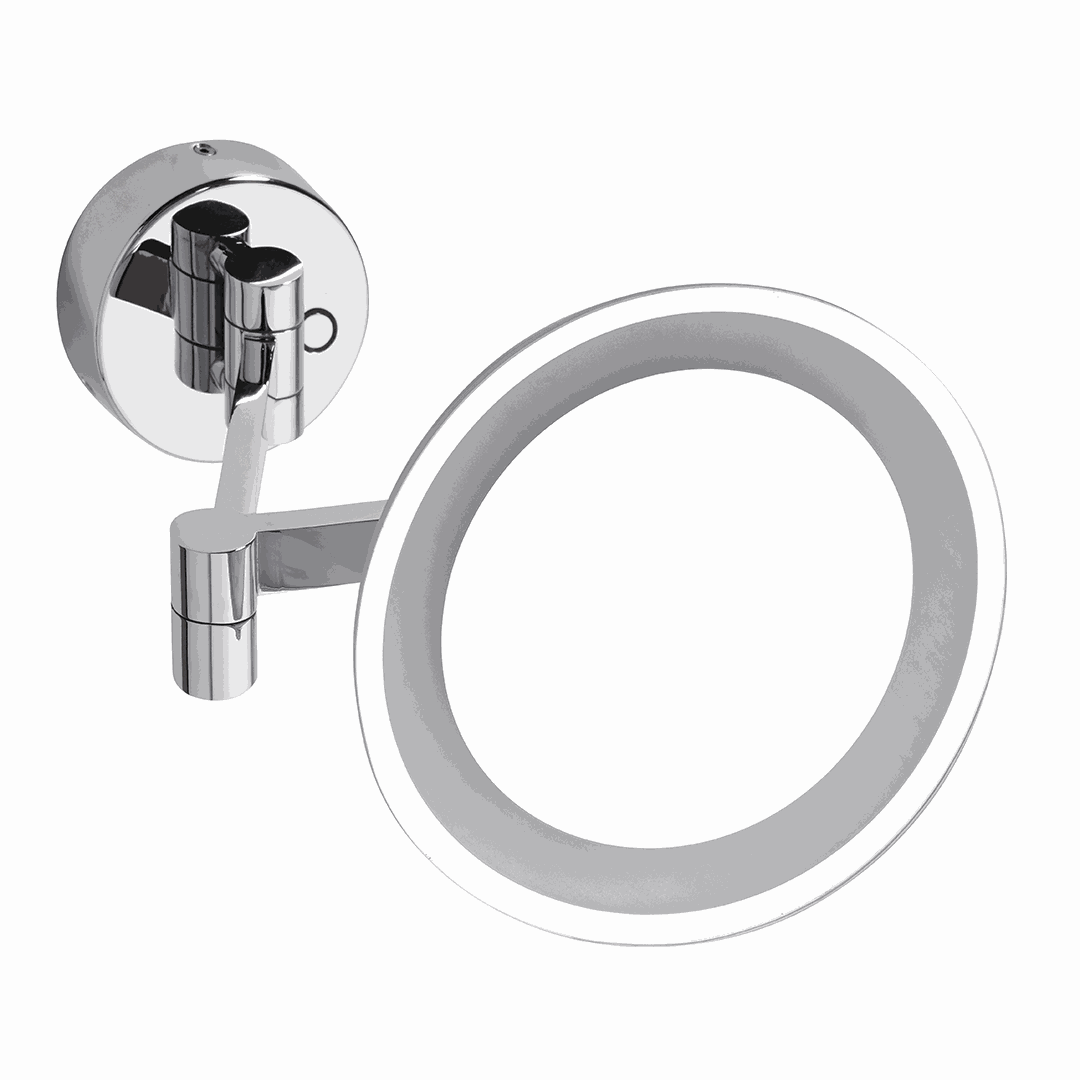 Cosmetic Cosmetic mirror, ø 210 mm, with LED lighting
