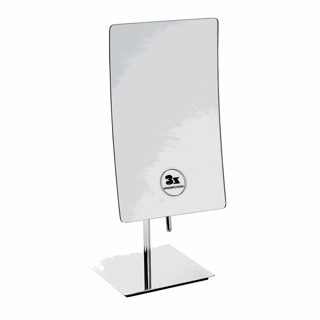 Cosmetic Cosmetic mirror, 210 x 130 mm, single-sided, free standing