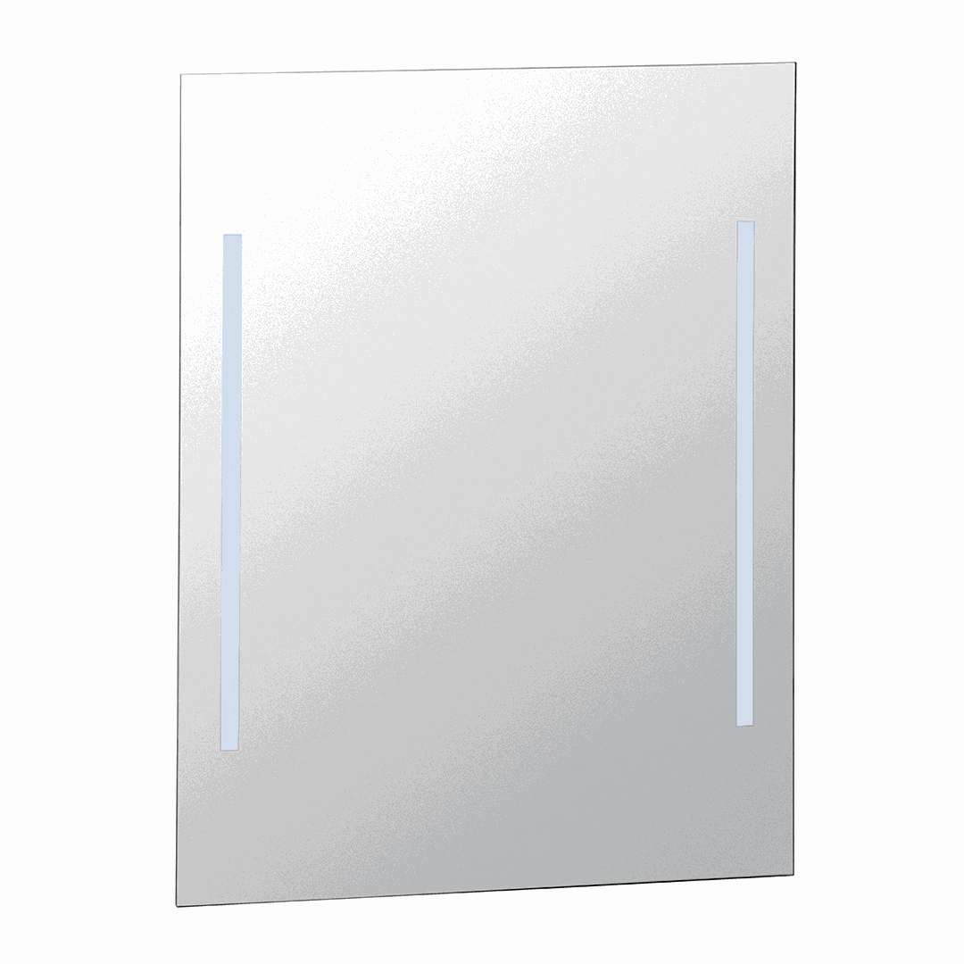 Mirrors Mirror with LED side lighting, 600 x 800 mm