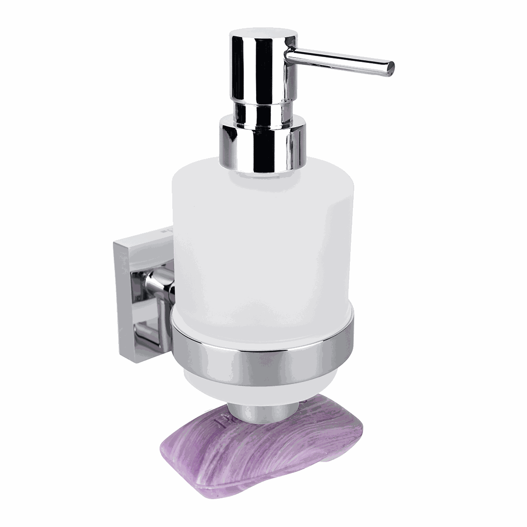 Beta Soap dispenser, with magnetic soap dish, 200 ml