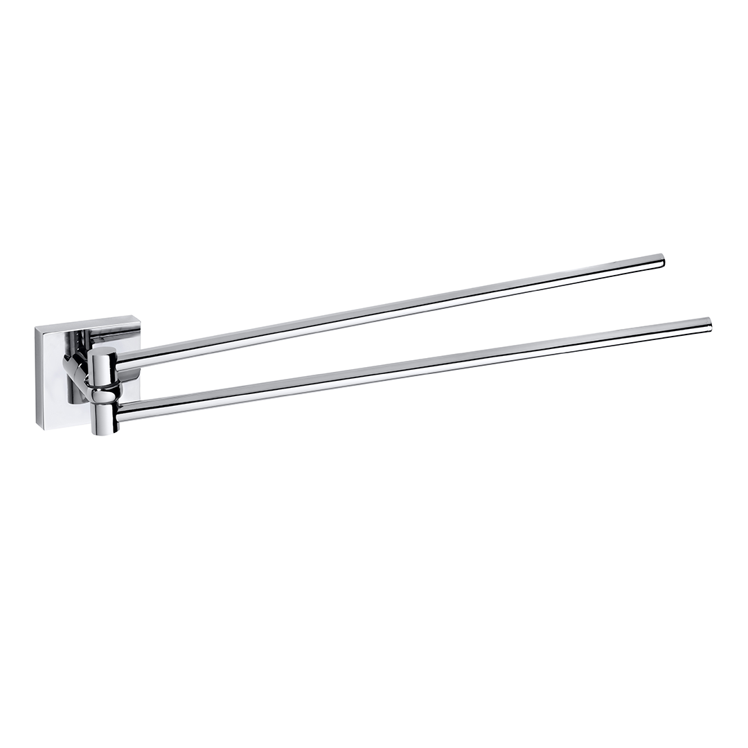 Beta Towel holder, 420 mm, double, swivel