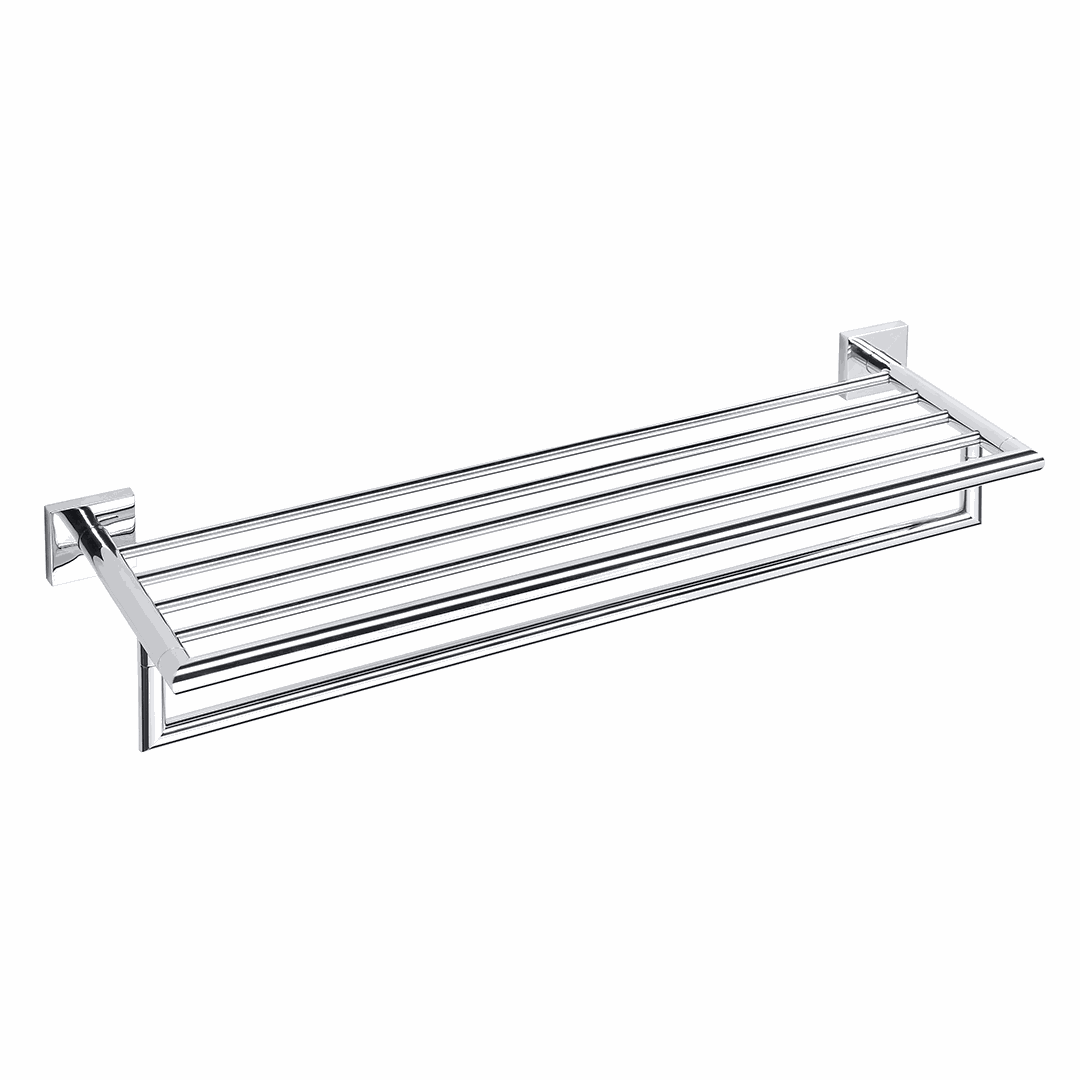 Beta Towel holder, 600 mm, with rail