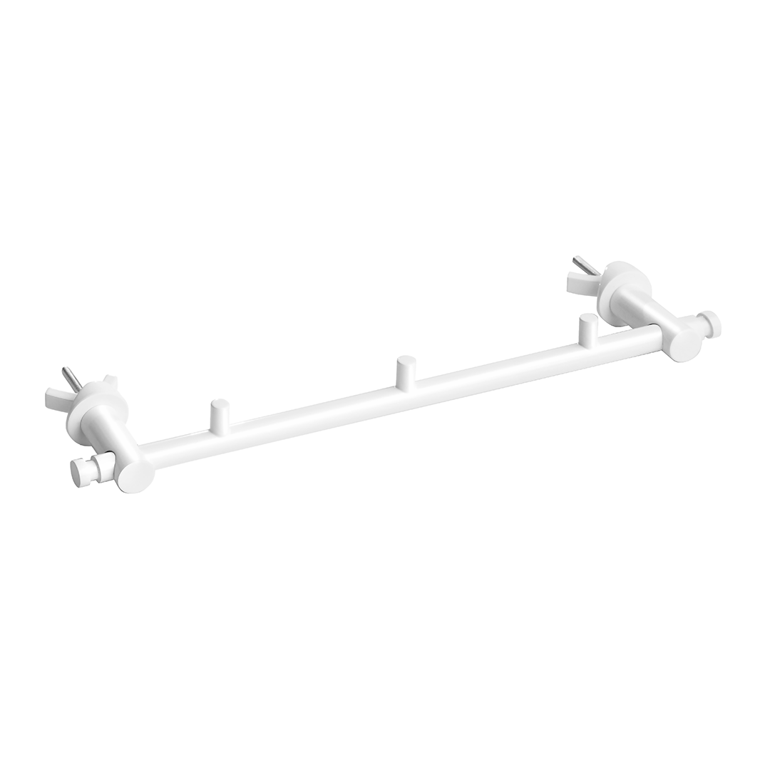Rawell Towel holder for radiator, 300 mm, with hooks