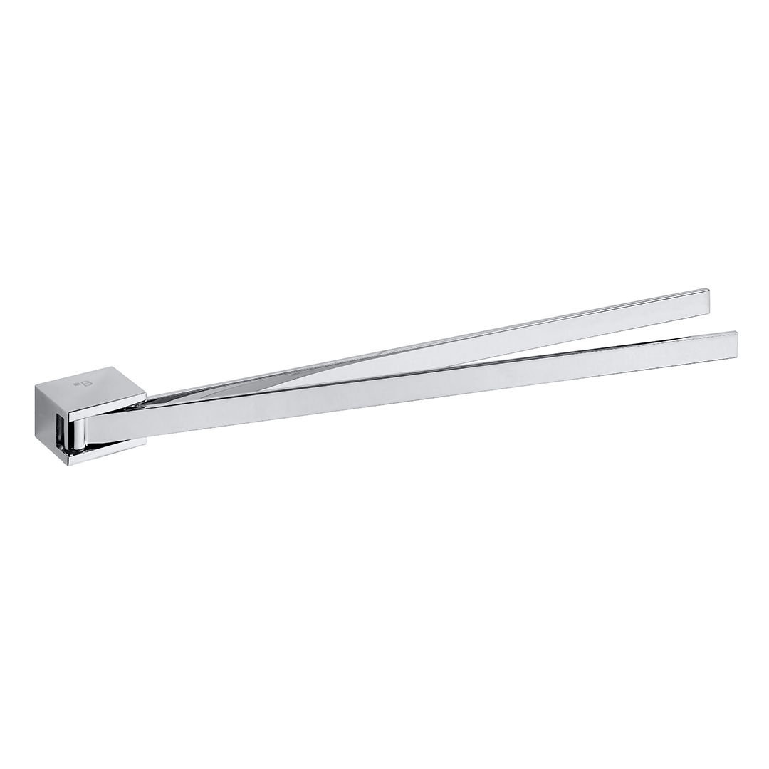 Via Towel holder, 445 mm, double, swivel