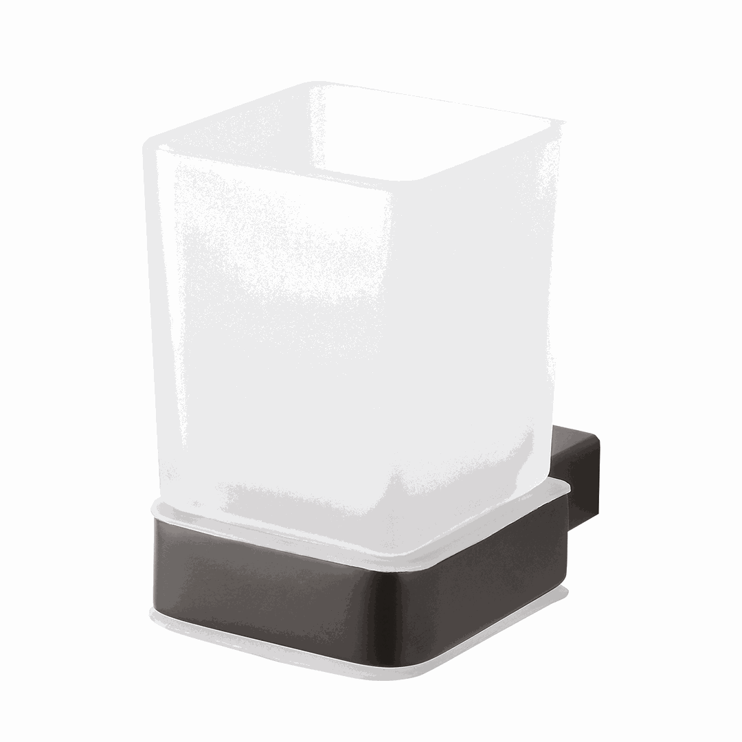 Nero Toothbrush holder, glass