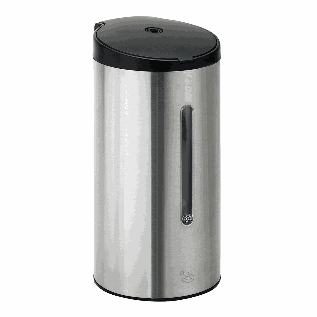 Hotel Automatic soap dispenser, 700 ml, stainless steel/plastic