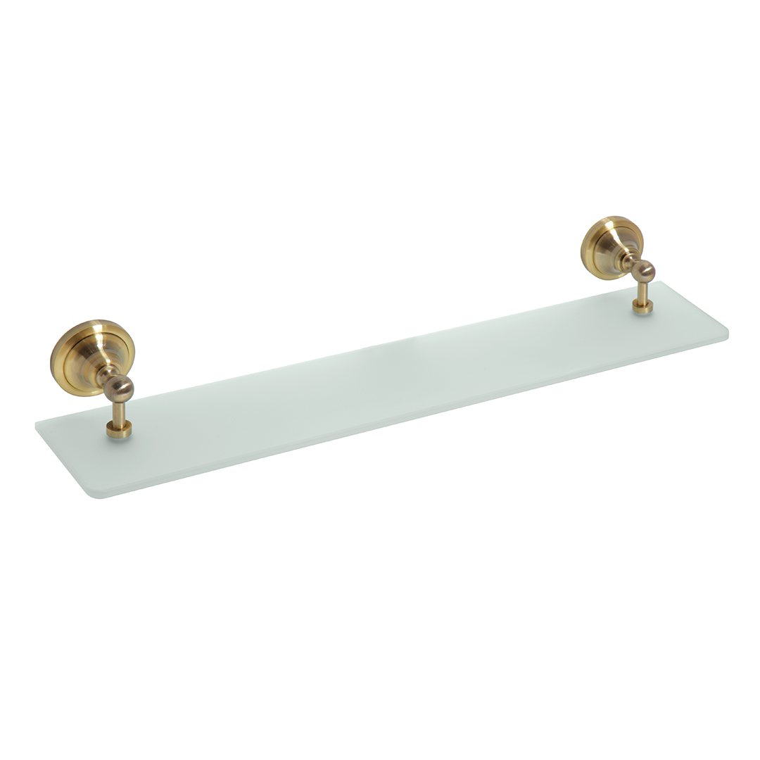 RETRO bronze: Glass shelf, 600 mm