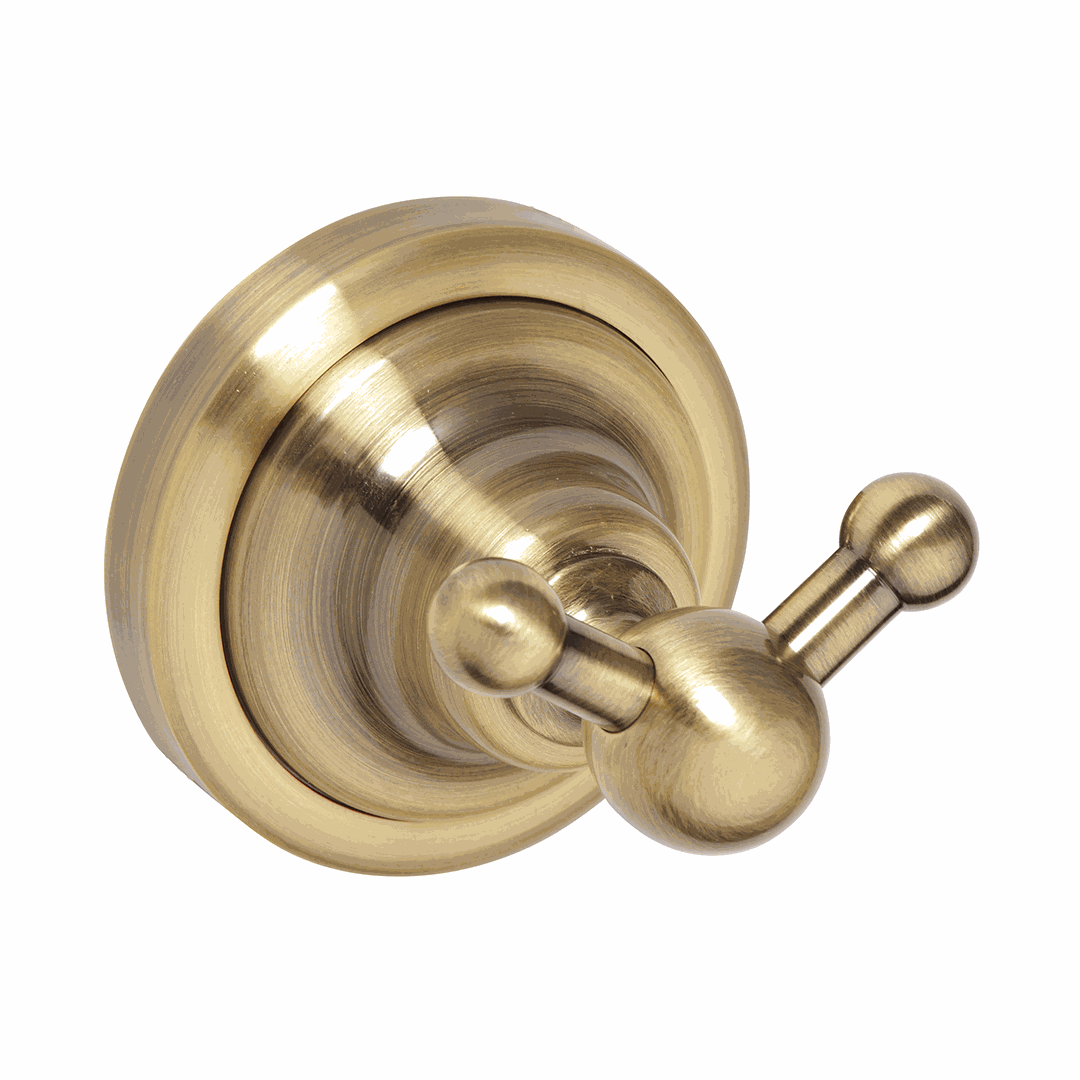 RETRO bronze: Double robe hook