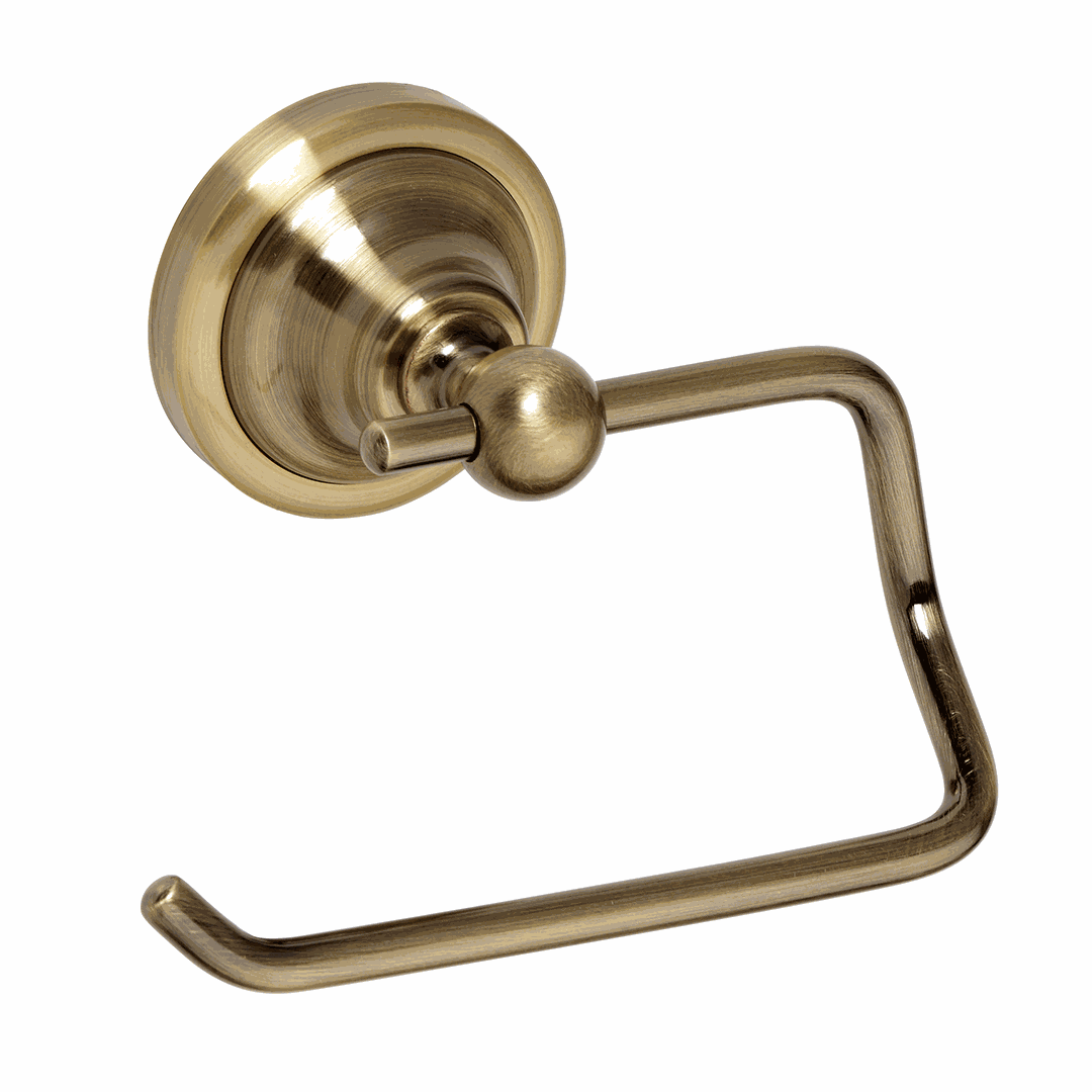 RETRO bronze: Toilet paper holder, without cover